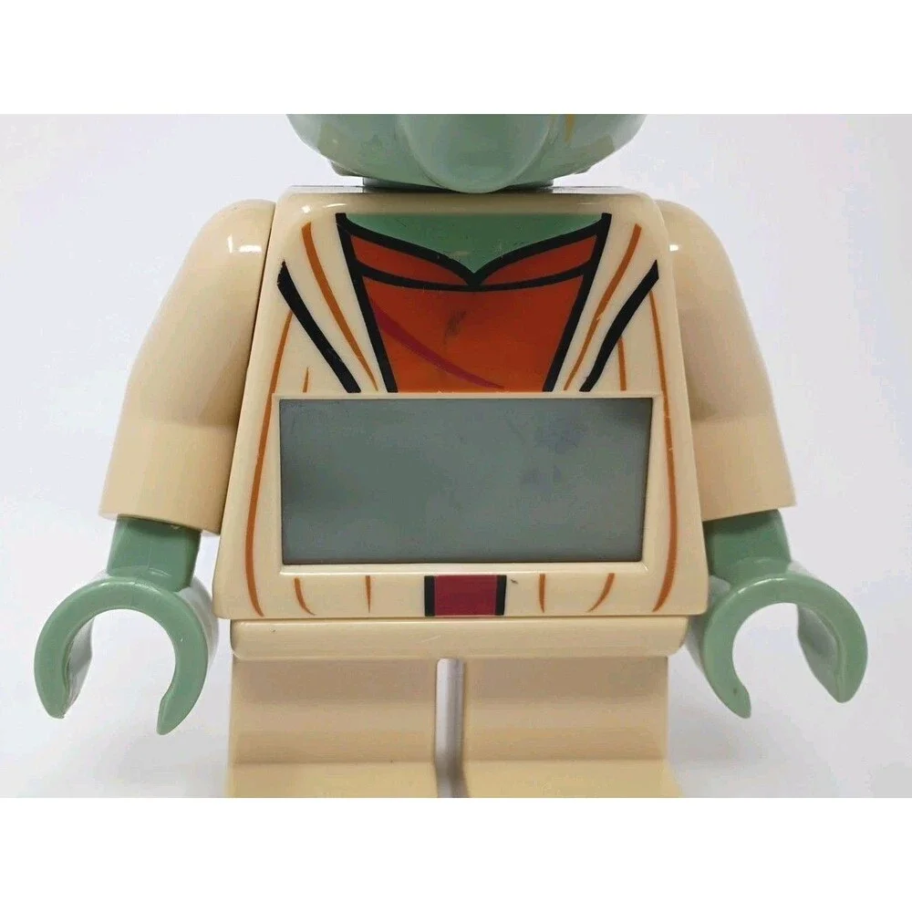 2010 LEGO Star Wars Yoda Mini Figure Digital Lighted Alarm Clock Jedi Master